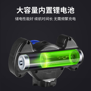 ไฟหน้าจักรยานไฟฟ้า T6 LED แบบชาร์จไฟได้พร้อมแบตเตอรี่ในตัวสำหรับการปั่นจักรยานกลางแจ้งกันน้ำ IPX4 - Product Image 4