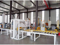 Machine d'emballage de film orbital extensible horizontal pour tuyaux en acier, portes et fenêtres, emballage d'emballage