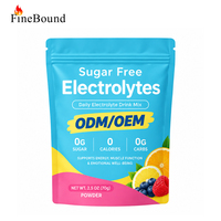 Poudre d'électrolytes sans sucre, mélange minéral zéro sucre, hydratation rapide, soutien de l'endurance, supplément sportif Keto, marque privée, en vrac