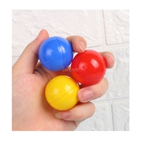 Vente chaude : Boule de capsule en plastique lisse et colorée, à visser, ouvrable, boule de loterie en plastique ouvrable