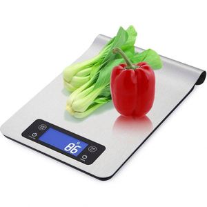 เครื่องชั่งอาหารดิจิตอลสแตนเลสสำหรับครัวเรือน พร้อมจอ LCD ราคาโรงงาน - Product Image 4