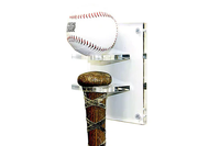 Support de Présentation Premium Personnalisable en Acrylique Transparent pour Bâtons de Baseball – Service de Découpe – Support pour Bâtons de Frappe en Frêne Série 3X – Objets de Collection Sportifs