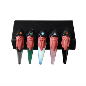 Nuovi prodotti wicca Rune Nordic Elf vecchio mage Pendente di Cristallo rosa cristalli di quarzo guarigione pietre - Product Image 6