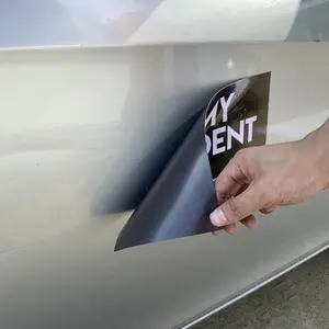 Señales magnéticas de imán de coche personalizado, etiqueta adhesiva de decoración de coche epoxi barata