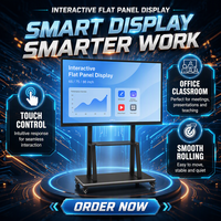 Écran tactile interactif multimédia tout-en-un 55/65/75/86 pouces avec stockage, Android et Windows