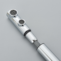 Laiton chromé extractible filtré alibaba robinet de cuisine double poignée eau potable chaude froide 3 voies filtre Purification mitigeurs