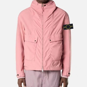 2026 Luxury Casual Fashion Stone Vintage Brown Workwear Island Zippered Windproof <b>Pilot</b> <b>Jacket</b> - For Men - Product Image 3