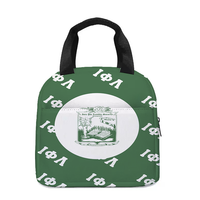 Sac à déjeuner Chi Eta Phi, nouveau sac isotherme personnalisé en gros pour sororité, sac à déjeuner portable pour le camping en plein air et les voyages