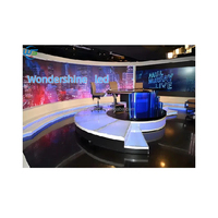 Pantalla LED para Interiores/Exteriores de Alta Frecuencia de Actualización de 7680 Hz, IP65, P1.25 P1.53 P1.86, Pantalla HD 8K para Estudio de TV, Sala de Control, Más de 5 Años de Duración