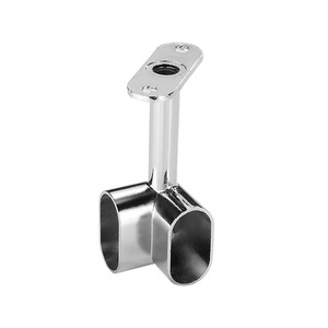Accesorios para barra de ropa de aleación de aluminio, base de soporte engrosada, montaje en pared, desmontable, herrajes modernos para armario - Product Image 3