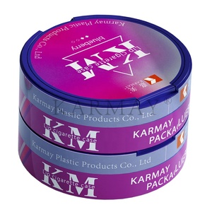 กล่องเปล่าพิมพ์โลโก้ทรงกลมขนาด70มม. กล่องเปล่าสำหรับวางบนเครื่องบินพกพาสะดวก - Product Image 3