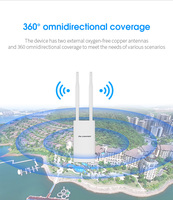 Point d'accès extérieur de routeur wi-fi de pièce de monnaie, AP étanche de 300Mbps, Point d'accès 2.4Ghz