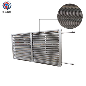 Chauffe-air industriel en acier inoxydable 304, unité d'échange de chaleur à eau chaude moyenne température - Product Image 4