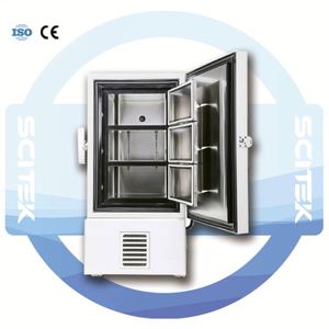 SCITEK Económico-Congelador ultra frío de 86 grados Estructura de doble puerta digital Refrigerador de laboratorio de baja temperatura - Product Image 2