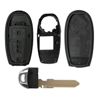 Coque de clé de voiture télécommandée 2/3 boutons pour Suzuki Swift SX4 Vitara 2010-2016 TS007/TS008, étui de clé intelligente avec petite clé