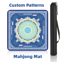 Tapis de jeu de mahjong américain haut de gamme personnalisé, antidérapant, insonorisant et lavable pour usage domestique – Offre spéciale