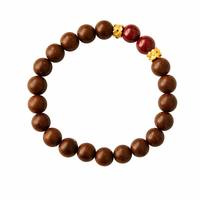 Bracelet perlé à la formule herboriste héritage de la dynastie Song, en ginseng Kynam naturel, bijou aromatique bien-être, fait main, logo personnalisé