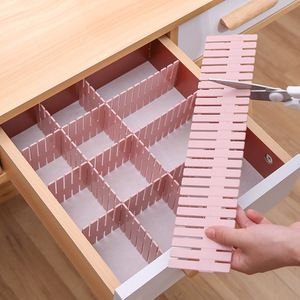 Organizador de cajones, divisor de almacenamiento de plástico rectangular para cajones, material PP para organización y almacenamiento - Product Image 1