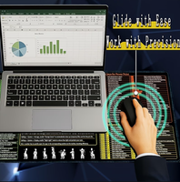 Tapis de souris de bureau compatible avec Word, Excel, PowerPoint, les raccourcis clavier Windows. Bords cousus, adaptés au jeu, au bureau et au travail.