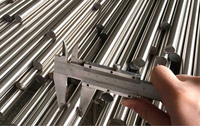 Barre en acier inoxydable de la série AISI 300 304/304L/316/316L, diamètre 25-200 mm, surface BA, marque Guomai, ASTM/EN/DIN, soudage, pliage