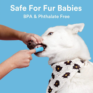 Doigtier écologique pour chien, 360 degrés, doux, pour le nettoyage des dents, petits et grands animaux - Product Image 2