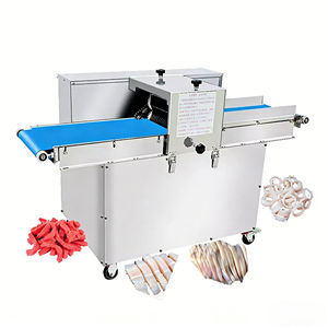 Machine à trancher et à découper la viande de poulet, de bœuf et les filets, entièrement automatique, pour restaurants commerciaux, en acier inoxydable 304 - Product Image 1