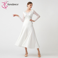 M-23061 personnalisé nouvelle robe de danse de salon standard international robes de danse de salon en soie perlée de haute qualité à vendre