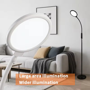 Lampe de sol LED réglable en hauteur pour étudiants, protection oculaire pour enfants, idéale pour le piano, le nail <span class=keywords><strong>art</strong></span>, le bureau et le salon (style européen) - Product Image 3