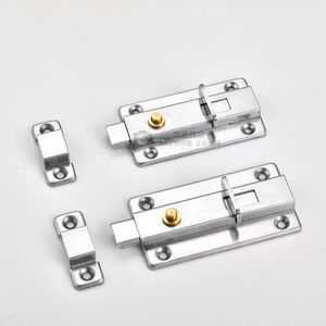 Pestillo de Puerta Manual de Acero Inoxidable con Resorte, Antirrobo, de Doble Cabeza, de 2-4 Pulgadas - Product Image 1