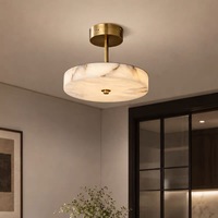 Plafonnier en fer de luxe italien, éclairage moderne haut de gamme pour chambre à coucher et bureau, design de designer, finition dorée LED de longueur moyenne