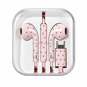 Auriculares con Cable Tipo C con Diseño de Puntos, Manos Libres, con Micrófono de Audio HD y Control Remoto para Llamadas y Música en <span class=keywords><strong>iPhone</strong></span> - Product Image 2