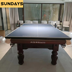 Fabricante de Mesas de Billar en Guangzhou, Mesa de Billar de 8 pies, Mesa de Billar de 9 pies con 3 Palos de Billar, Mesa de Ping Pong 2 en 1 - Product Image 5