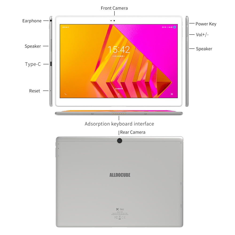 ALLDOCUBE X Neo Tablet PC - Android 9.0, Snapdragon 660, 4GB RAM