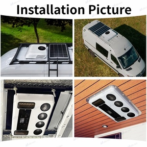 Aire Acondicionado Eléctrico de Bajo Ruido Más Vendido, Enfriamiento Rápido, Aire Acondicionado Eléctrico para Estacionamiento, para Remolques, Autocaravanas, Camiones Pequeños, 12V 24V, Aire Acondicionado para Automóviles - Product Image 5