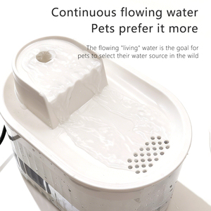 Fontaine à eau portable OEM 2026 de 1,5 L en plastique pour animaux de compagnie, distributeur d'eau intelligent électrique avec filtre pour chats et chiens, circulation automatique - Product Image 5