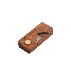 Wooden <b>Bread</b> <b>Knife</b> Curved Dough Trimmer Baking Pastry Tool Texture Cutting Saw 1 Inch Blade For <b>Bread</b> - Product Image 2