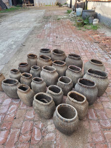 アンティーク中国籐籐魚バスケット自然安い家の装飾ダイニングルーム家具 - Product Image 6