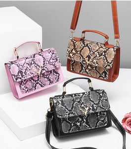 Sac à bandoulière en cuir <span class=keywords><strong>Python</strong></span> pour femmes, petit sac à main de styliste, sacoche pour dames et filles, nouvelle collection - Product Image 3