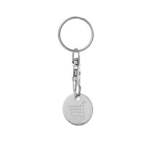 Porte-clés jeton de chariot de courses personnalisé avec logo pour supermarché - Product Image 6