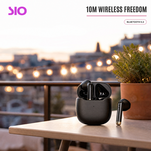 Écouteurs avec son stéréo 5.3, portée de transmission de 10 m, pour conférences, réunions, podcasts, trajets quotidiens, appels et audiobooks - Product Image 6