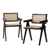 Rattan Nordic ışık lüks otel Cafe yumuşak çanta restoran oturma odası toplantı odası katı ahşap modern yemek sandalyesi