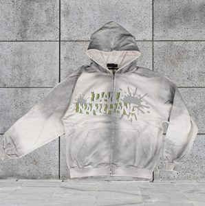 Sudadera con Capucha Extra Grande Unisex al por Mayor, de Algodón y Poliéster Grueso, con Logotipo Bordado Personalizado, Estilo Vintage, Diseño con Cremallera, Transpirable - Product Image 1