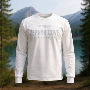 Camiseta promocional de manga larga Zephyr Cove Lake Tahoe Nevada - Product Image 3