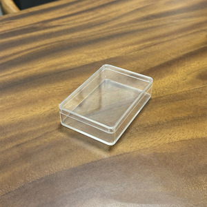 Boîtes <span class=keywords><strong>de</strong></span> rangement pour cartes en acrylique PS transparent <span class=keywords><strong>de</strong></span> 9,2 x 6,2 x 2,3 cm avec couvercles, capacité <span class=keywords><strong>de</strong></span> 52 cartes à jouer ou cartes à collectionner, organisateur empilable - Product Image 5