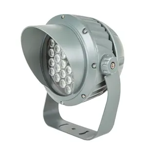 室外建筑照明RGB 18W 27w 36w 54W led泛光灯高品质聚光灯的棕榈树