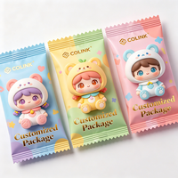 Sachets scellés personnalisés imprimés sur mesure, sacs d'emballage en plastique sans frais de plaque pour cartes, autocollants, jouets, objets de collection, cadeaux, accessoires