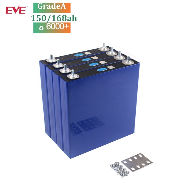 2026 Brand New EVE LF150 150Ah 168ah 3.2V 150ah Lifepo4 Battery 3.2V  Lifepo4 Battery Grade a Prismatic Cell for Solar System