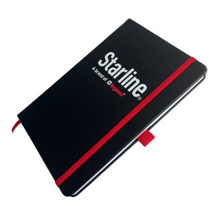 Customized Custom Color Thread Sewing Bound High Quality Easy Writing Office School PU Leather Notepad Hardcover <b>Dotted</b> Notebook - Product Image 2