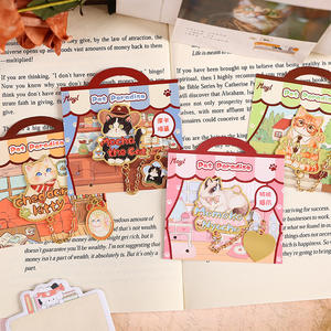 LABON Marcador <span class=keywords><strong>de</strong></span> Metal con Diseño <span class=keywords><strong>de</strong></span> Gato Kawaii, Marcador <span class=keywords><strong>de</strong></span> Libros con Gatito Esmaltado y Cadena Larga, Papelería Estética para Niños y Amantes <span class=keywords><strong>de</strong></span> los Gatos - Product Image 4