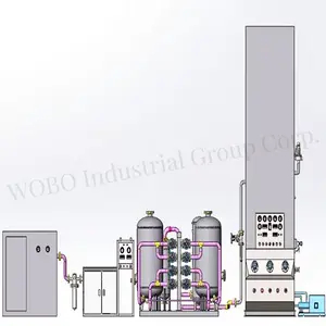 Usine de séparation d'air cryogénique à moindre coût de fonctionnement 80Nm3/H 99.99% générateur Ln2 pur modulaire pour usine d'engrais